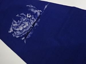 作家物　手織り紬抽象模様名古屋帯